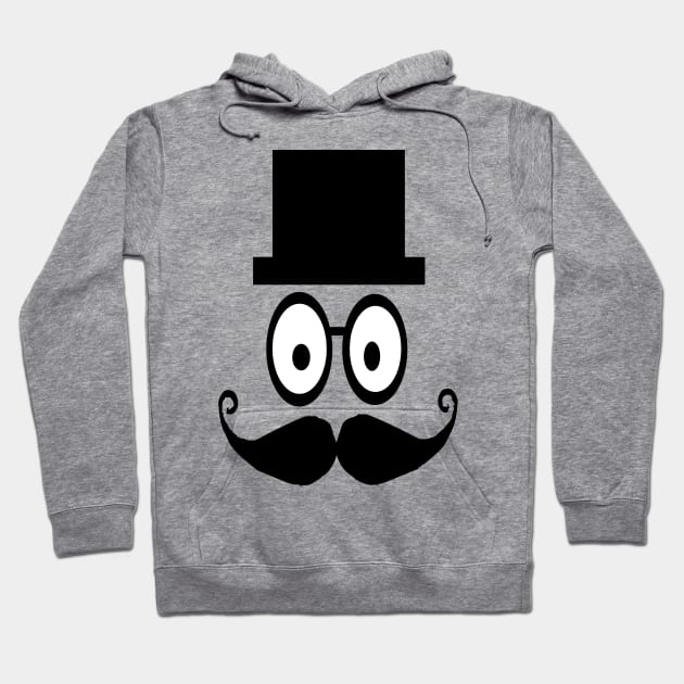 funny face with rectangle shaped hat Hoodie by RAK20